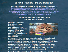 Tablet Screenshot of im-ok-naked.com
